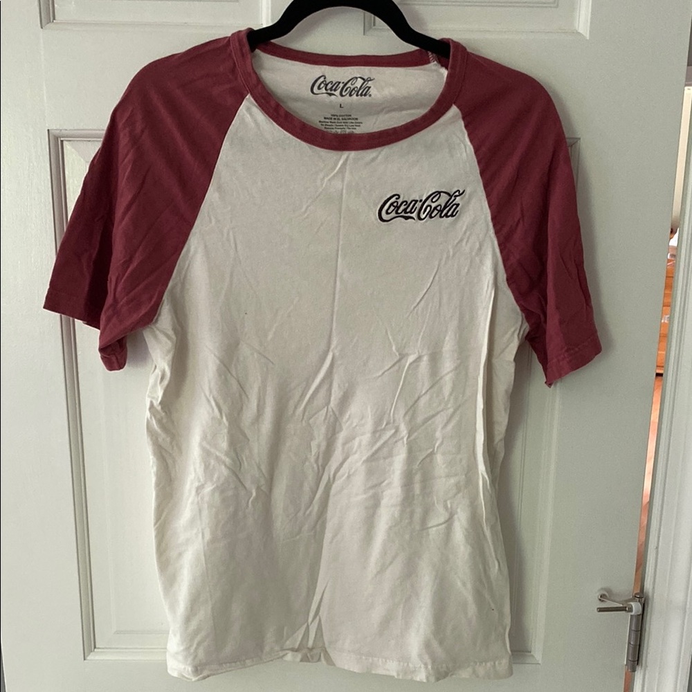 Coca-Cola Burgundy and White Tee